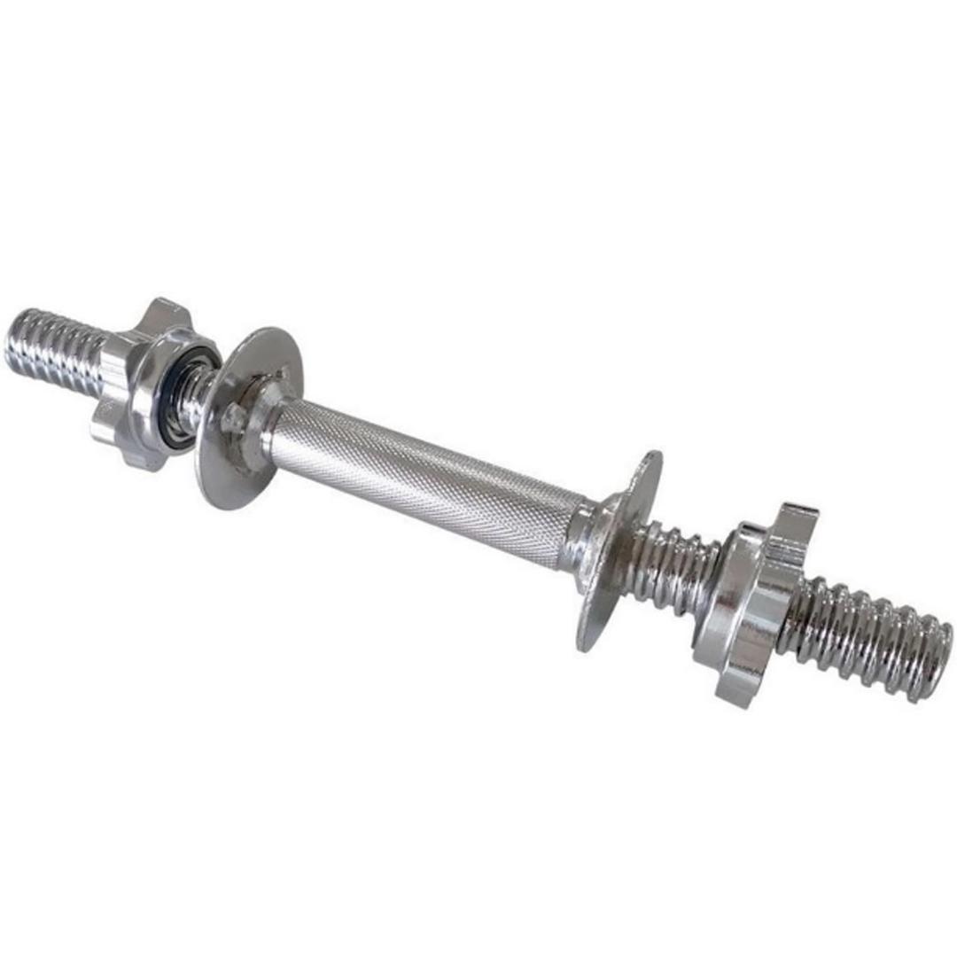 Barra Cromada Maciça 40cm Com Rosca e Aro Oneal